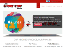 Tablet Screenshot of littleshortstop.com